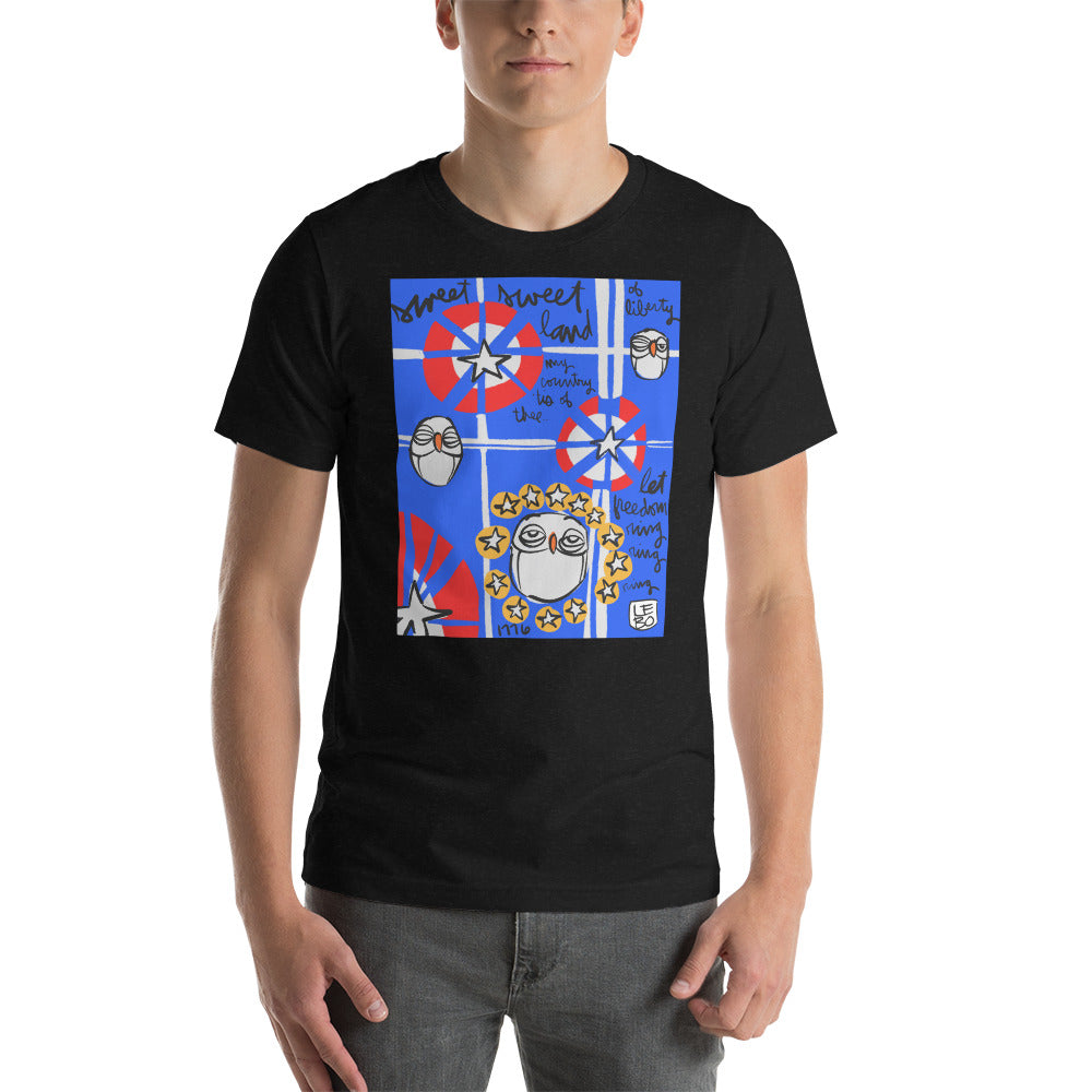 America - Sweet Sweet Land - Lebo Unisex Short Sleve T-Shirt